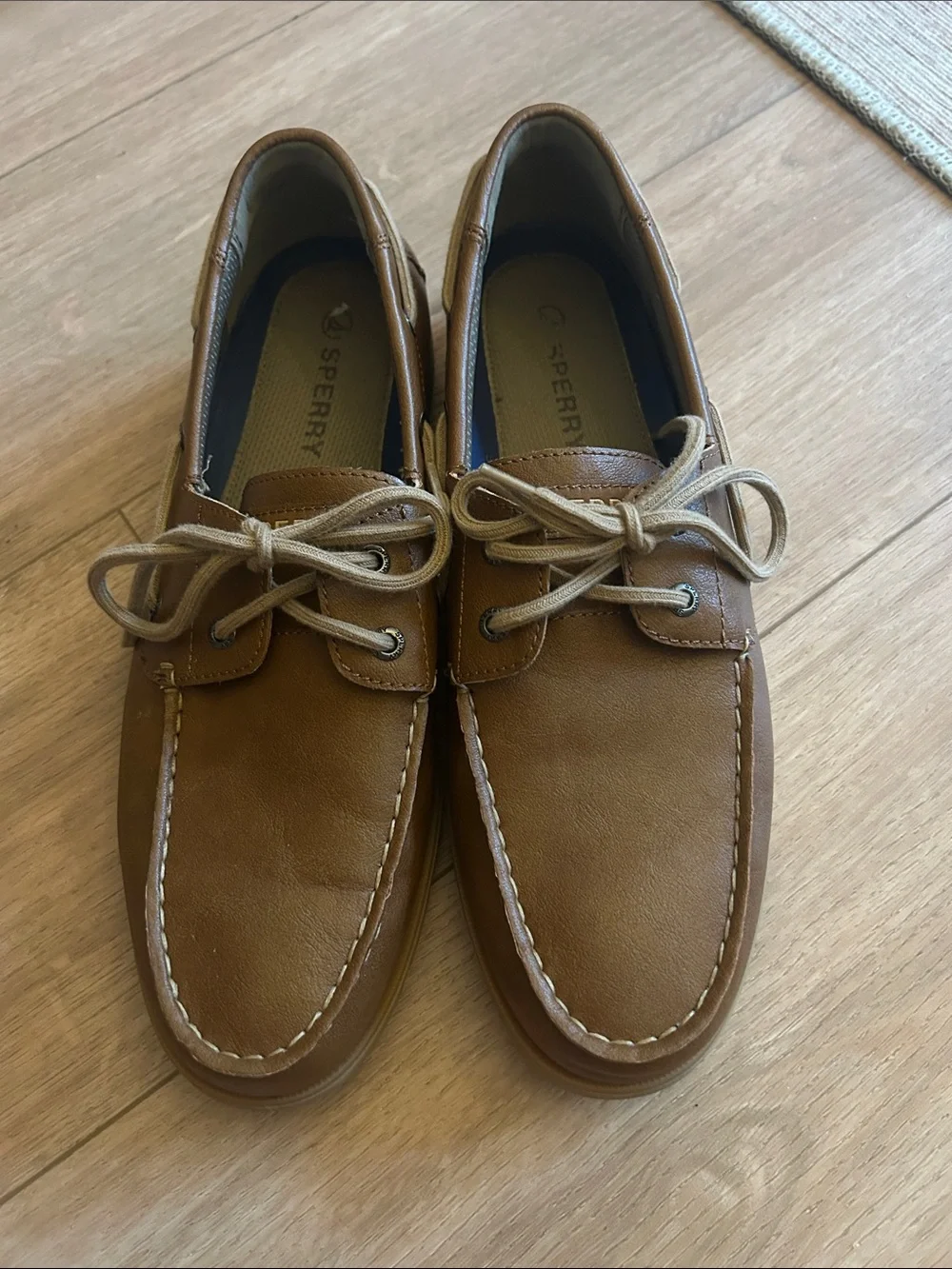 Sperry Men’s Brown Leather Deck Boat Shoes